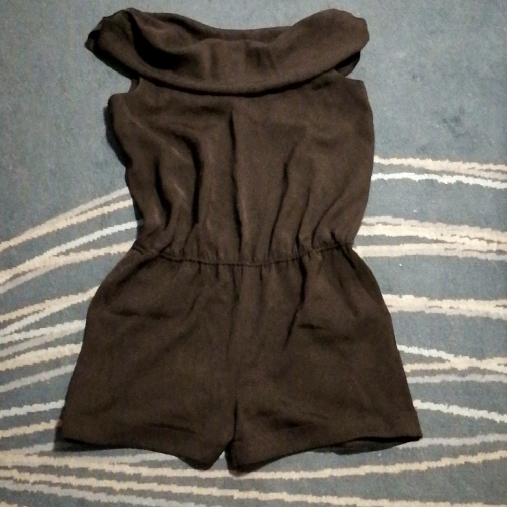 (3/$35) Like-new (never worn) dressy black romper